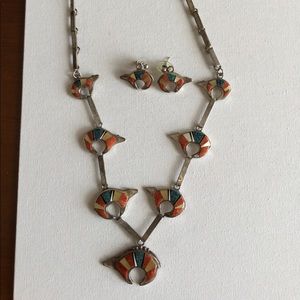 Bear Inlay Necklace